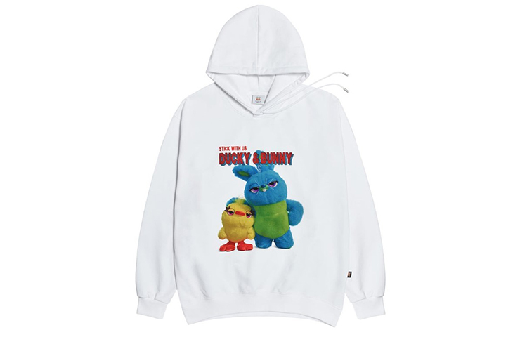 acmé de la vie ADLV White Unisex Hoodie Long Sleeve Pullover ADLV-20FW-HDDIWH-DNB