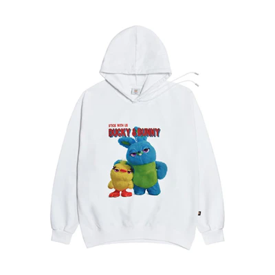 acmé de la vie ADLV White Unisex Hoodie Long Sleeve Pullover ADLV-20FW-HDDIWH-DNB