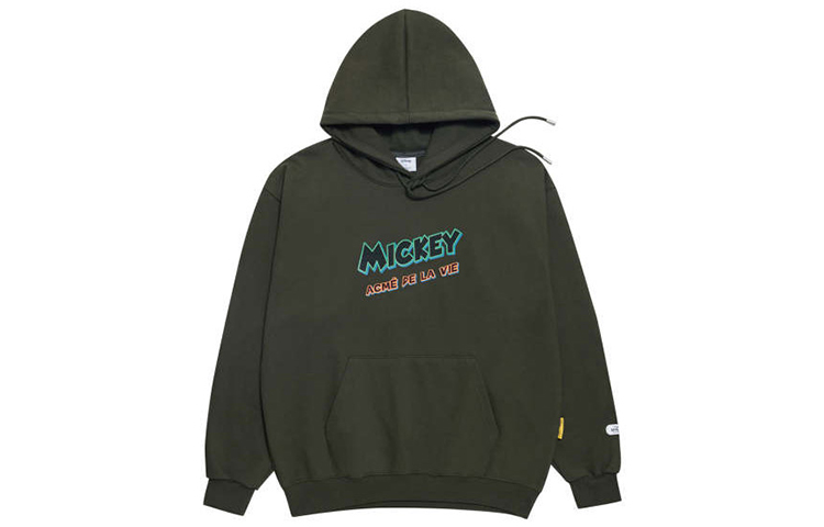 acmé de la vie ADLV Disney Collab Skull Mickey Hoodie Unisex Dark Green ADLV-20SS-HD-DISK-KKI