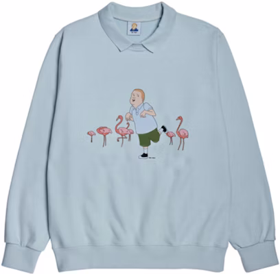 acmé de la vie/ADLV x King of the Hill Kartun Pullover Sweatshirt Biru Muda Unisex ADLV-21SS-SWKHFL-LBL Buy acmé de la vie/ADLV x King of the Hill Kartun Pullover Sweatshirt Biru Muda Unisex ADLV-21SS-SWKHFL-LBL
