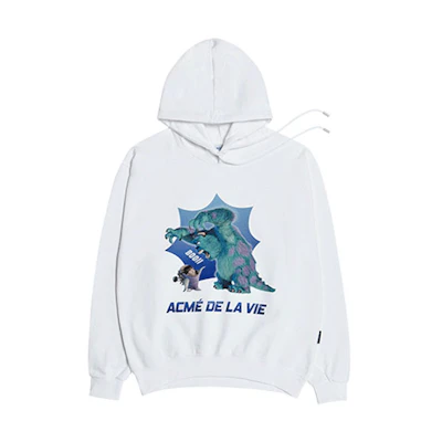 acmé de la vie ADLV Monsters University Graphic Sweatshirt White Unisex ADLV-20FW-HDDIWH-MSF