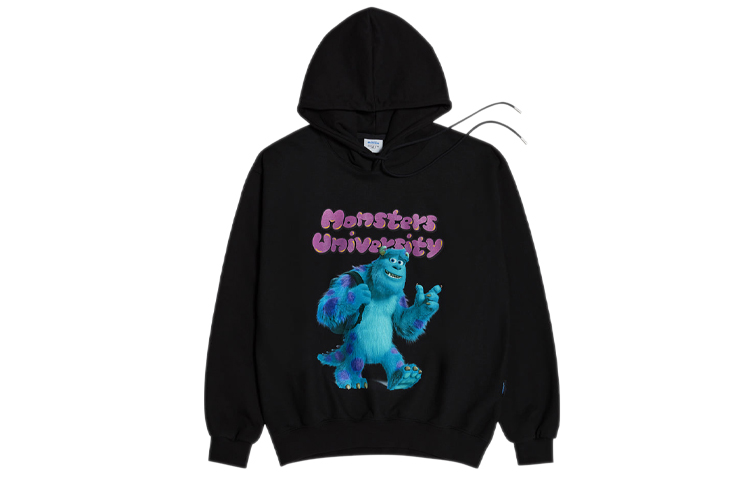 acmé de la vie ADLV x Monsters University Graphic Hoodie Unisex Black ADLV-20FW-HDDIBK-MUV
