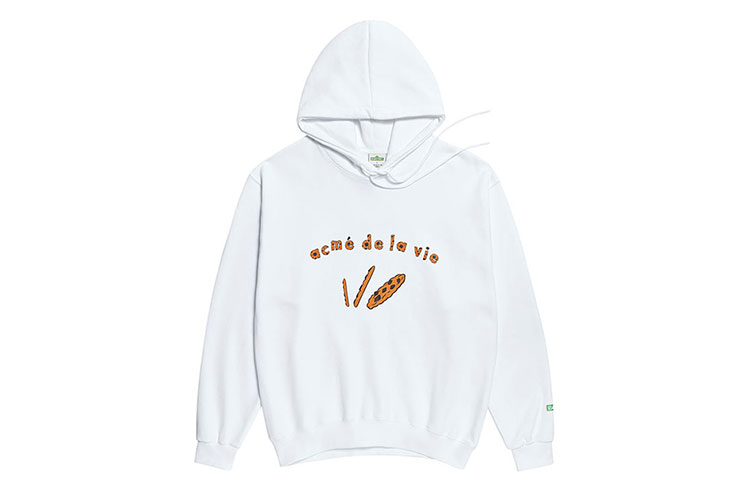acmé de la vie ADLV Sesame Street Cookie Hoodie Unisex White ADLV-19FW-HDWHSS-CNC