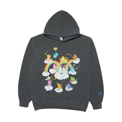 acmé de la vie/ADLV Sunny Rainbow Bear Logo Hoodie Washed Gray () ADLV-21FW-HDCBRB-WCH