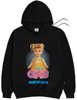 acmé de la vie ADLV x Toy Story Drawstring Cartoon Hoodie Unisex Black ADLV-20FW-HDDIBK-GBY acmé de la vie ADLV x Toy Story Drawstring Cartoon Hoodie Unisex Black ADLV-20FW-HDDIBK-GBY