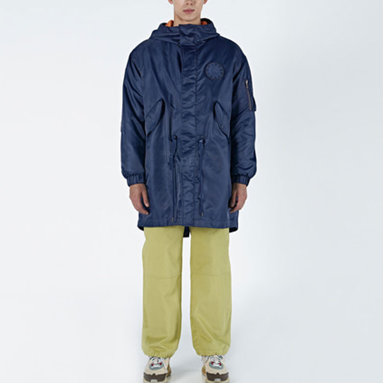 Details for acmé de la vie Hoodie Oversized Navy Blue Jaket Casual Solid ADLV-21FW-JKFTVW-NVY