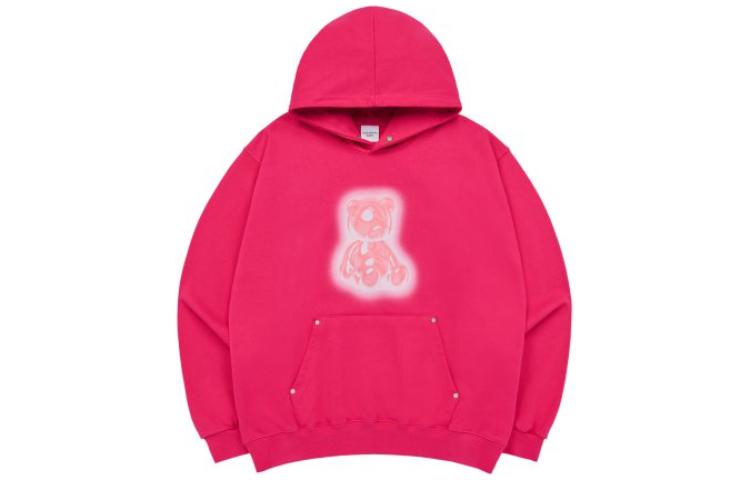 acmé de la vie Pink Cartoon Graphic Hoodie Unisex ADLV-23FW-HDAGRB-PNK