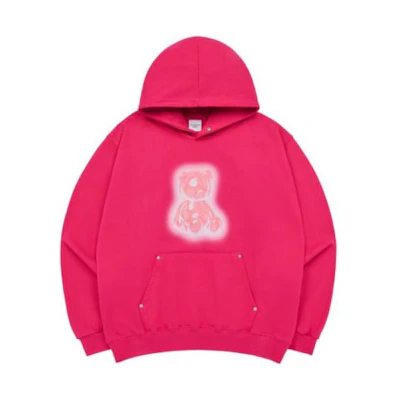 acmé de la vie Pink Cartoon Graphic Hoodie Unisex ADLV-23FW-HDAGRB-PNK