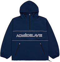 acmé de la vie Reflective Logo Nylon Hooded Jacket Unisex Navy Blue ADLV-21SS-OTAPPS-NVY acmé de la vie Reflective Logo Nylon Hooded Jacket Unisex Navy Blue ADLV-21SS-OTAPPS-NVY