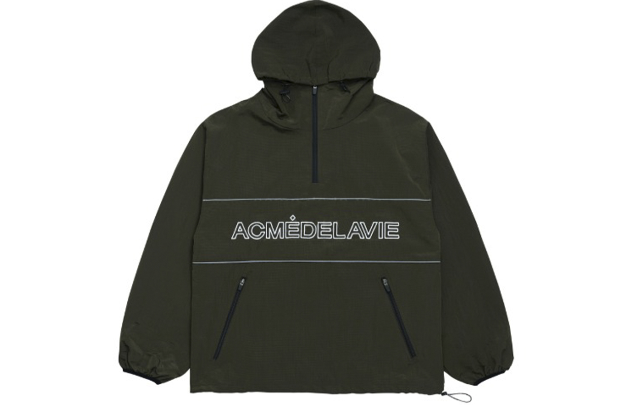 Order Jaket Nylon Hoodie Unisex acmé de la vie Logo Reflective Abu-Arang ADLV-21SS-OTAPPS-KKI