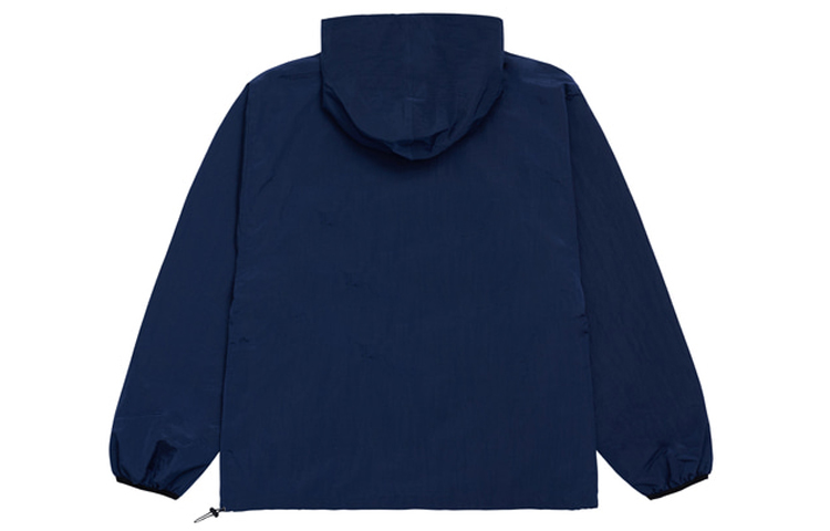 Lookbook acmé de la vie Jaket Hoodie Logo Reflektif Unisex Biru Dongker Nylon ADLV-21SS-OTAPPS-NVY