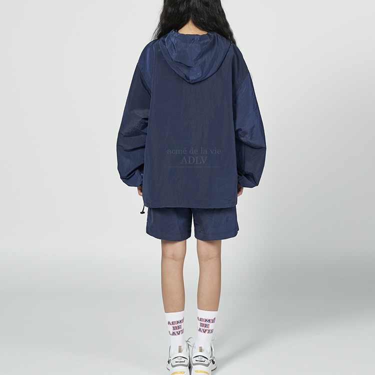 Purchase acmé de la vie Jaket Hoodie Logo Reflektif Unisex Biru Dongker Nylon ADLV-21SS-OTAPPS-NVY
