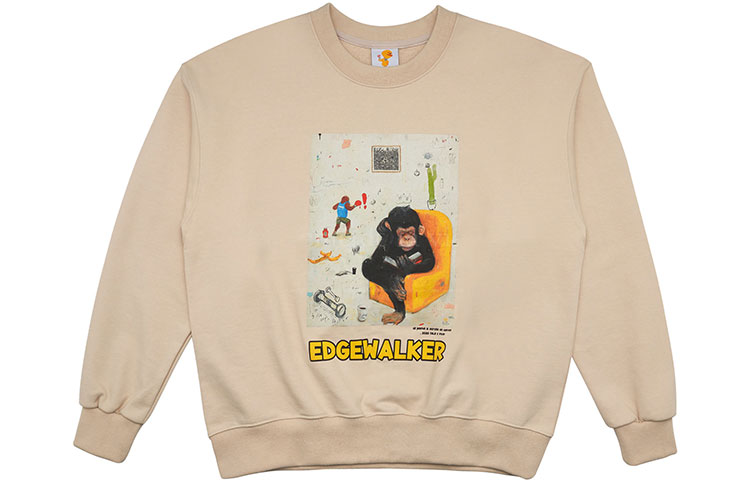 acmé de la vie Edgewalker Cartoon Beige Crewneck Sweatshirt Unisex ADLV-22SS-SWEWEN-BEG