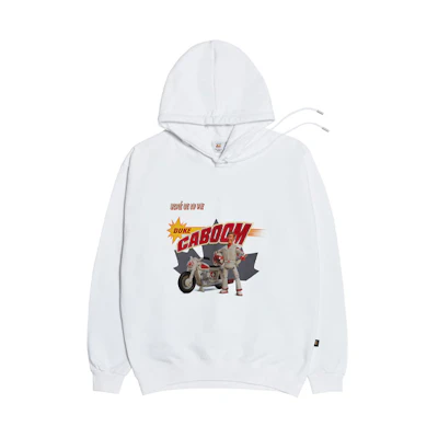 acmé de la vie Toy Story Colorful Chip Print Hoodie Unisex White ADLV-20FW-HDDIWH-DCB