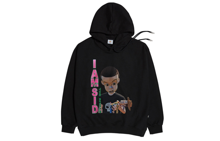 acmé de la vie Toy Story Hoodie Black Unisex Cartoon Graphic Pullover ADLV-20FW-HDDIBK-RSD