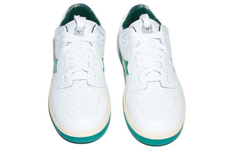 Order Acne Studios 皮革低筒印花時尚板鞋 男款 白綠