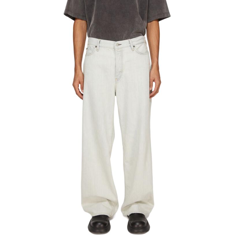 Lookbook Acne Studios 1981 Mclean浅蓝色低腰宽松直筒牛仔裤 男款 B00350-228
