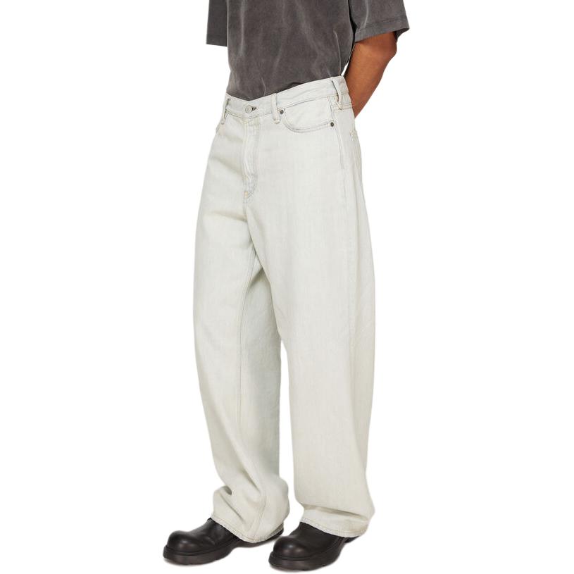 Purchase Acne Studios 1981 Mclean浅蓝色低腰宽松直筒牛仔裤 男款 B00350-228
