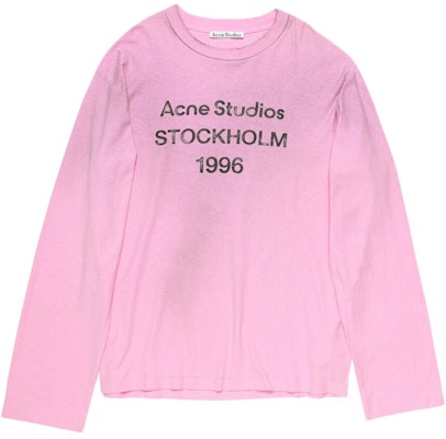 Acne Studios 1996 Camiseta Manga Larga Logo Rosa Unisex Corte Suelto. CL0197-DJS Buy Acne Studios 1996 Camiseta Manga Larga Logo Rosa Unisex Corte Suelto. CL0197-DJS