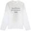 Order Acne Studios 1996 Logo印花男女长袖T恤 灰白色 CL0197-183