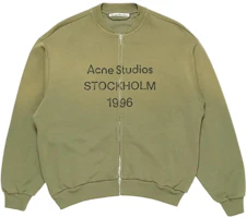 Acne Studios 1996 Series FW25 Distressed Logo Print Loose Fit Unisex Jacket CI0189-AB7 Acne Studios 1996 Series FW25 Distressed Logo Print Loose Fit Unisex Jacket CI0189-AB7