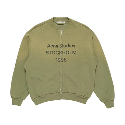 Acne Studios 1996 Series FW25 Distressed Logo Print Loose Fit Unisex Jacket CI0189-AB7