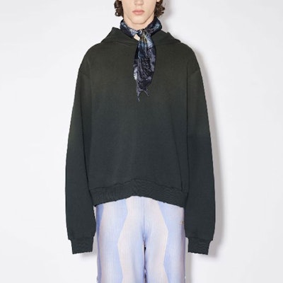 Acne Studios 1996 Series Unisex Black Hoodie Pullover with Logo Design. CI0136900 Shop Acne Studios 1996 Series Unisex Black Hoodie Pullover with Logo Design. CI0136900