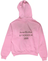 Acne Studios 1996 Vintage Logo Oversized Pink Hoodie Unisex. CI0136-DJS Acne Studios 1996 Vintage Logo Oversized Pink Hoodie Unisex. CI0136-DJS