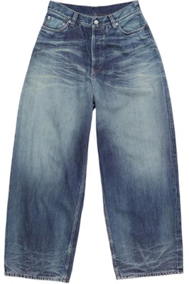 Acne Studios 2023M Jeans Lelaki Baggy Mid-Waist Vintage Blue Washed Denim B00372-863 Buy Acne Studios 2023M Jeans Lelaki Baggy Mid-Waist Vintage Blue Washed Denim B00372-863