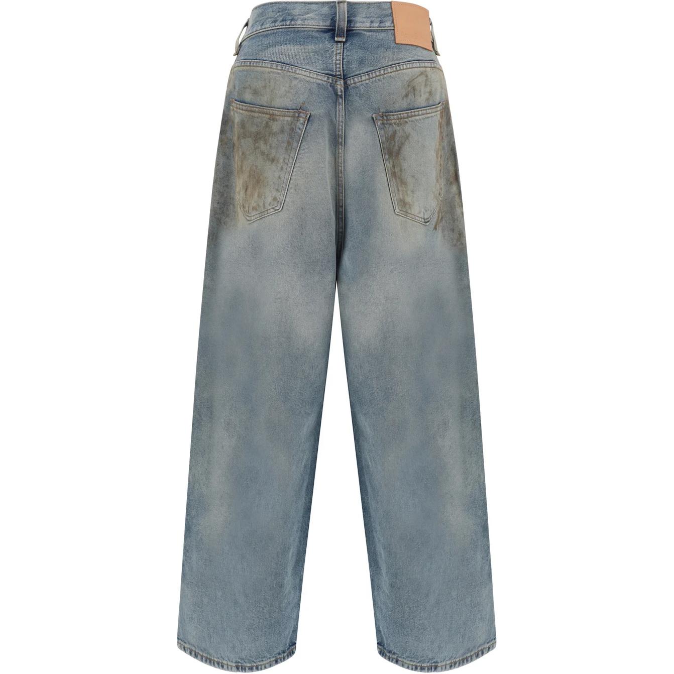 Acne Studios 2023M Super Baggy Patch Washed Loose Fit Denim Jeans Blue Men’s. B00381-863 圖 3