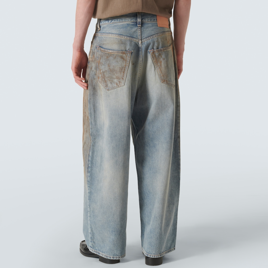 Purchase Acne Studios Celana Jeans Oversized Fit Ripped Biru 2023M. B00381