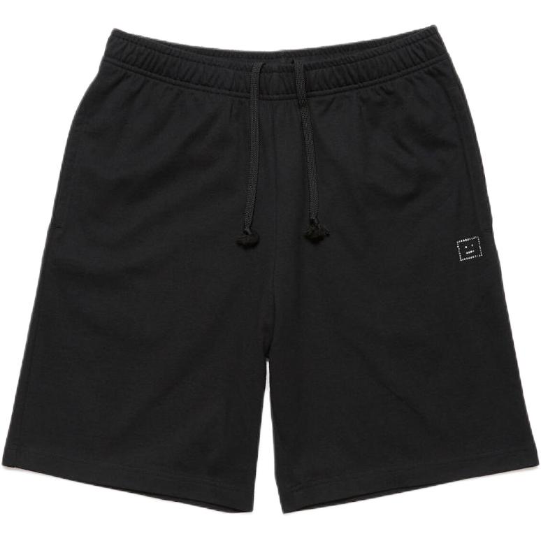 Order Acne Studios Celana Pendek Glitter Hitam Unisex 2024 F/W. CE0062-900