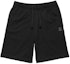 Order Acne Studios 2024 F/W Unisex Black Cotton Glitter Print Sweat Shorts. CE0062-900
