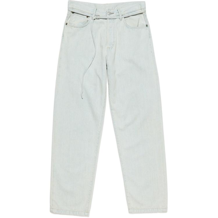 Acne Studios 2024 FW Loose Low Waist Straight Jeans Unisex Light Blue. C00070-228 圖 3