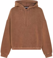 Acne Studios 2024 FW Solid Color Brown Oversized Hoodie for Men CI0138-ADN Acne Studios 2024 FW Solid Color Brown Oversized Hoodie for Men CI0138-ADN