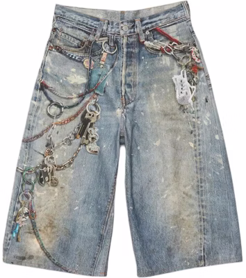 Acne Studios 24FW 3D Print Optical Illusion Loose Fit Denim Shorts Unisex BE0163-AUZ Buy Acne Studios 24FW 3D Print Optical Illusion Loose Fit Denim Shorts Unisex BE0163-AUZ