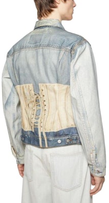 Acne Studios 3D Print Denim Jacket Blue Unisex Long Sleeve Barn Style. B90747-863 Shop Acne Studios 3D Print Denim Jacket Blue Unisex Long Sleeve Barn Style. B90747-863