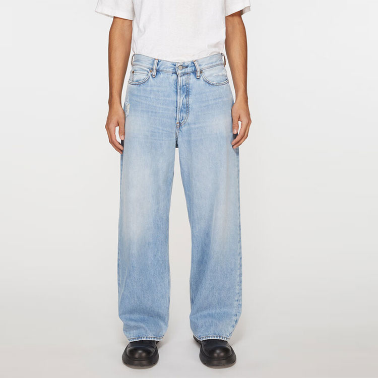 Acne Studios  Baggy Low-Rise Washed Light Blue Jeans 1981M. B00348-228 圖 3