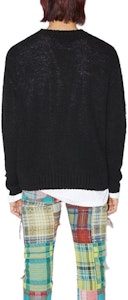 Acne Studios 黑色圆领刺绣标志毛衣. B60298-900 Shop Acne Studios 黑色圆领刺绣标志毛衣. B60298-900