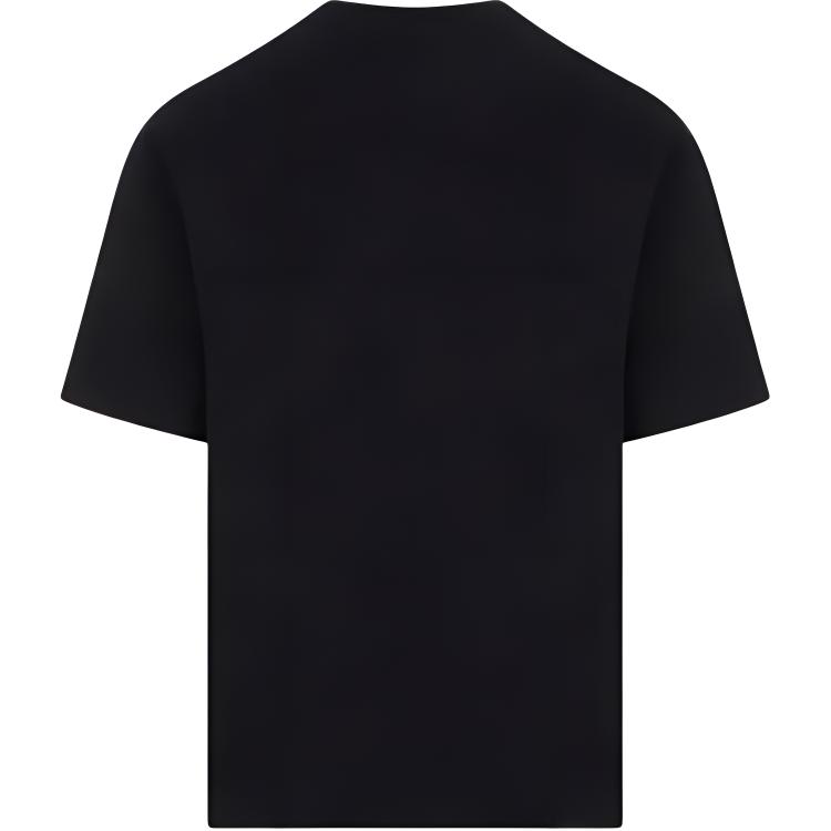 Acne Studios  Black Crewneck T-Shirt with Letter Print Design BL0389-900 圖 3