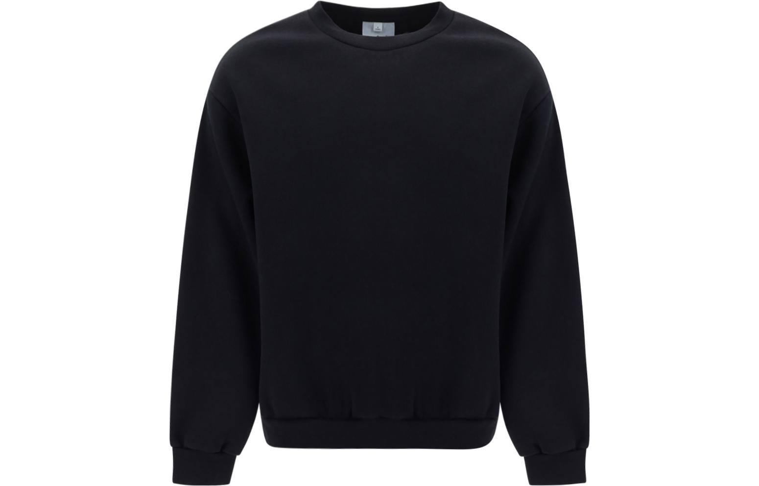 Acne Studios  Black Plain Crewneck Pullover Sweatshirt. CI0126-900