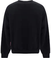Lookbook Acne Studios Black Plain Crewneck Pullover Sweatshirt. CI0126-900