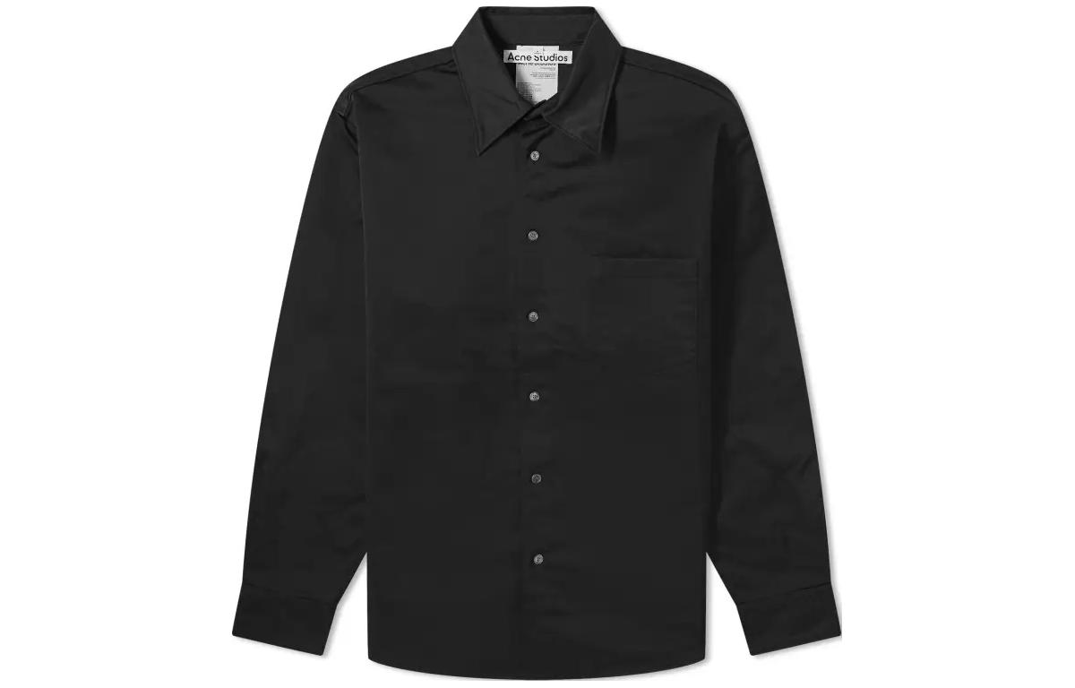 Order Chaqueta Negra de Manga Larga con Cremallera de Acne Studios. B90745-900