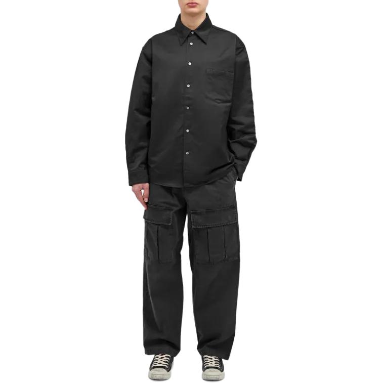 Lookbook Chaqueta Negra de Manga Larga con Cremallera de Acne Studios. B90745-900