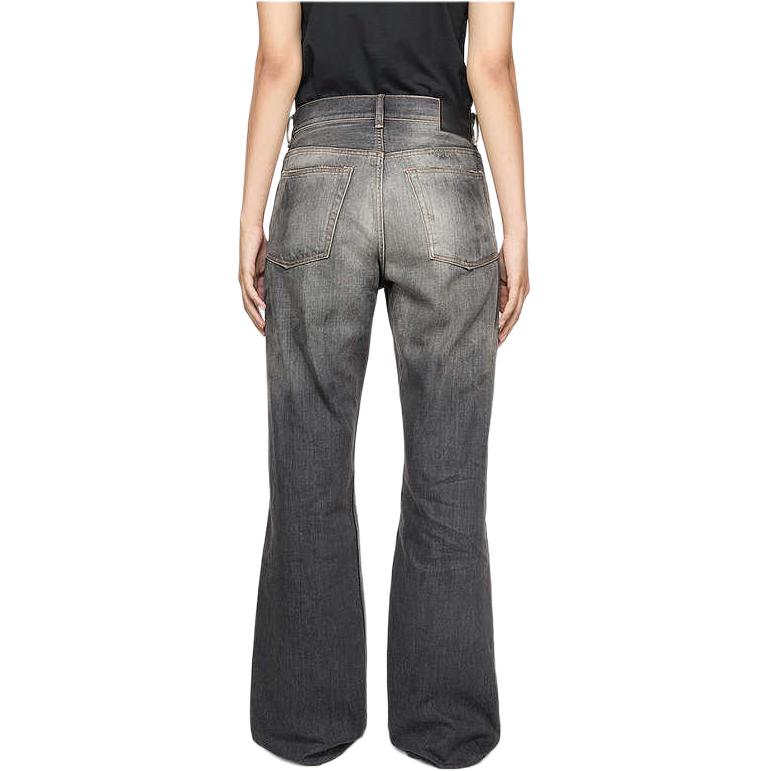 Acne Studios  Black Wide-Leg Painted Jeans 2024 Fall Winter Collection. B00393-900 圖 5