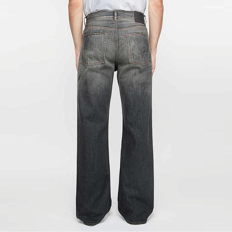 Acne Studios  Black Wide-Leg Painted Jeans 2024 Fall Winter Collection. B00393-900 圖 6