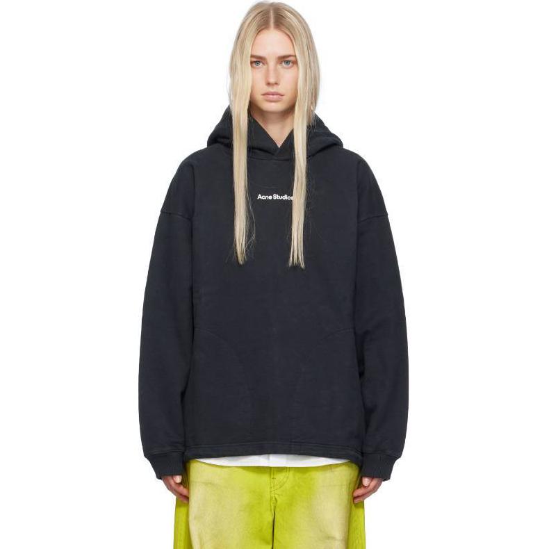 Shop Acne Studios Sudadera Azul con Estampado de Letras y Mangas Largas. CI0170-900