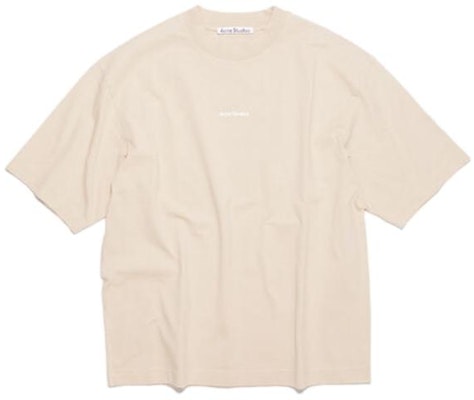 Acne Studios 香槟色字母Logo印花圆领T恤. BL0278-AEA Buy Acne Studios 香槟色字母Logo印花圆领T恤. BL0278-AEA