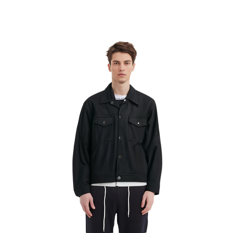 Sizing Chaqueta de Manga Larga con Cuello Acne Studios B90722-900