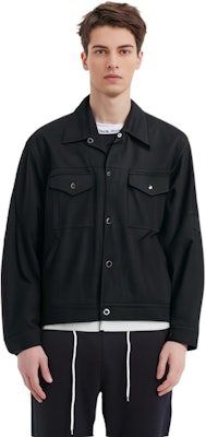 Chaqueta de Manga Larga con Cuello Acne Studios B90722-900 Sizing Chaqueta de Manga Larga con Cuello Acne Studios B90722-900